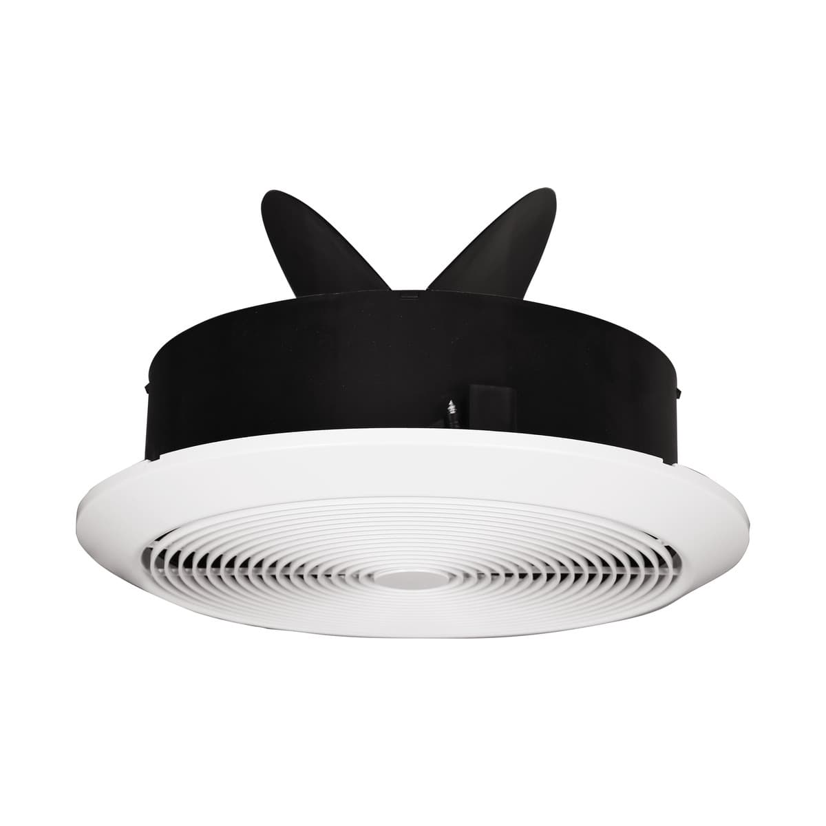 Lucci 200mm Premium Round Exhaust Fan with 240mm Dia Cut Out in White