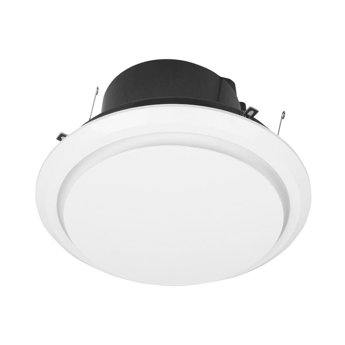 Lucci 200mm Designer Round Exhaust Fan with 240mm Dia Cut Out in White-img-2