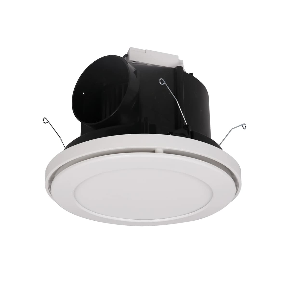 Reef 200mm Round Exhaust Fan and LED Light with 240mm Dia Cut Out in White-img-4