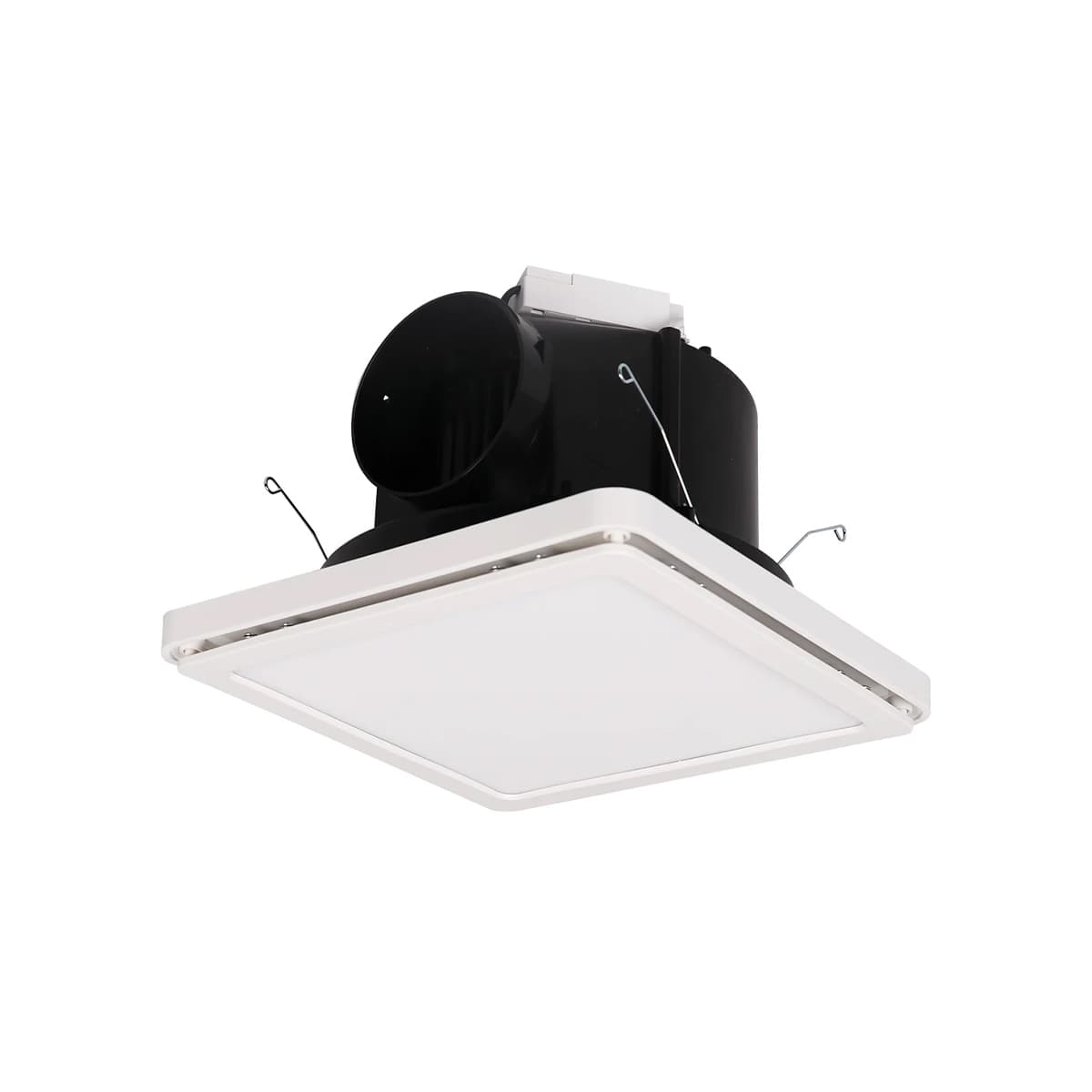 Reef 200mm Square Exhaust Fan and LED Light with 240mm Dia Cut Out in White-img-4