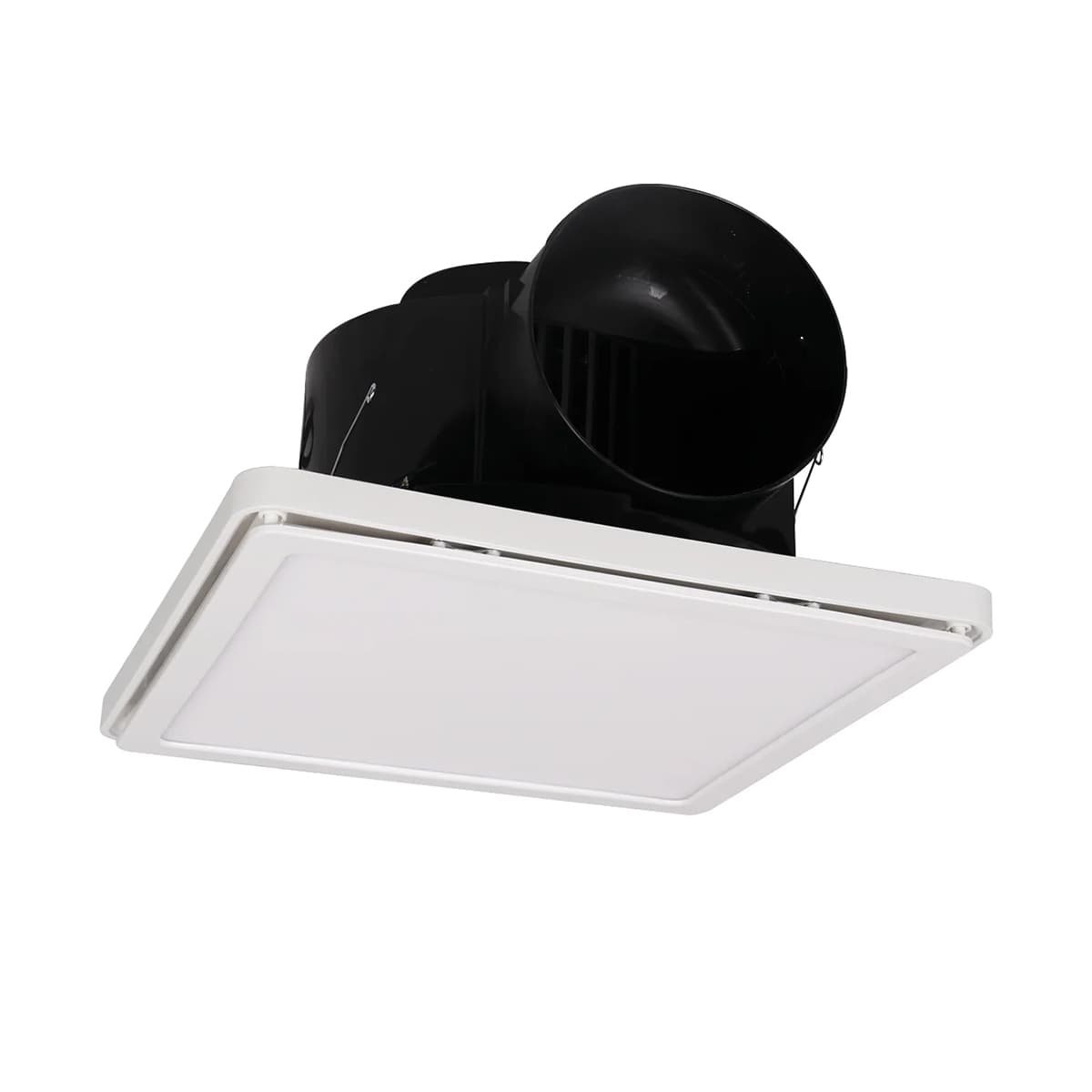 Reef 250mm Square Exhaust Fan and LED Light with 290mm Dia Cut Out in White-img-3