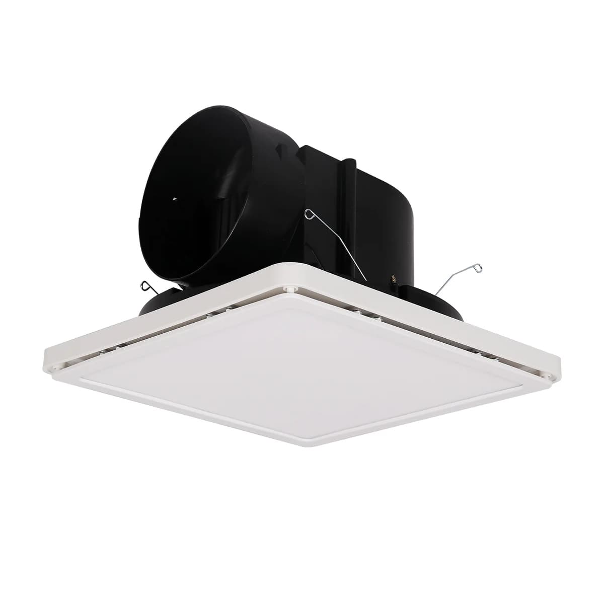 Reef 250mm Square Exhaust Fan and LED Light with 290mm Dia Cut Out in White-img-4