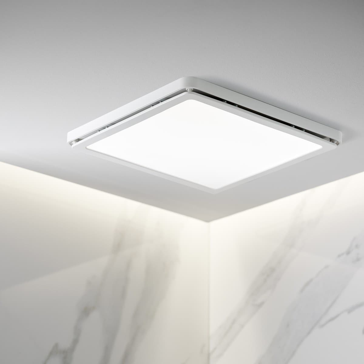 Reef 250mm Square Exhaust Fan and LED Light with 290mm Dia Cut Out in White-img-5