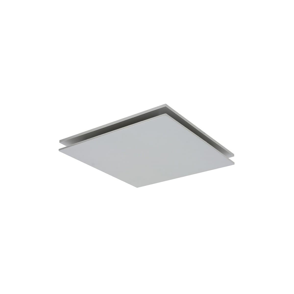 Mett Inline 280mm Square Face Plate Only with 210mm Dia Cut Out In Silver-img-1