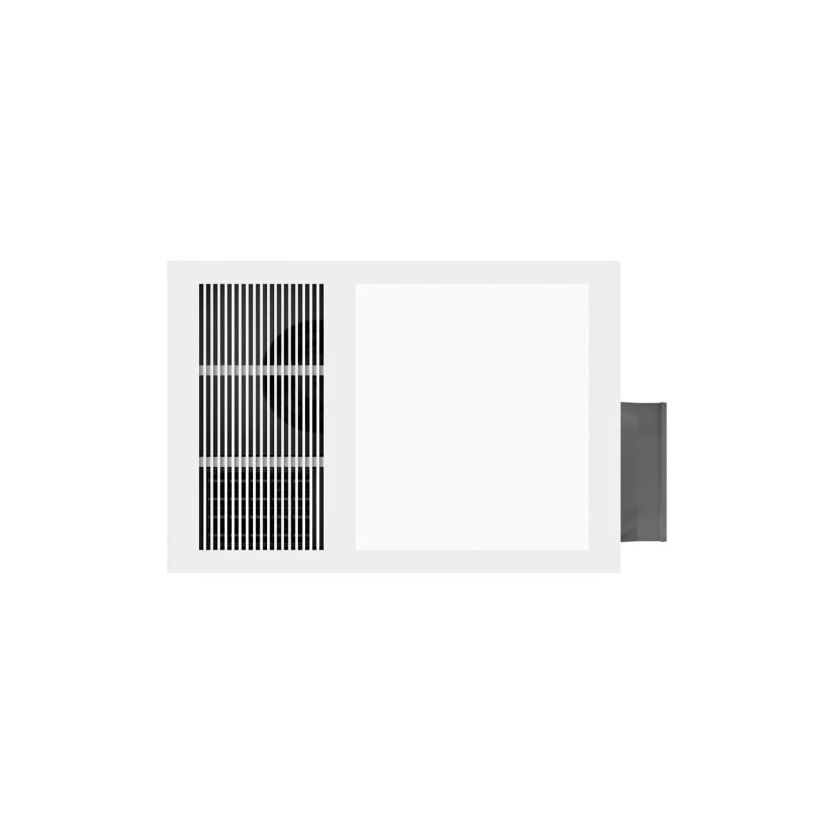 Mett 4-in-1 Bathroom Heater with Cool Air Fan, Exhaust Fan and LED Light in White-img-3