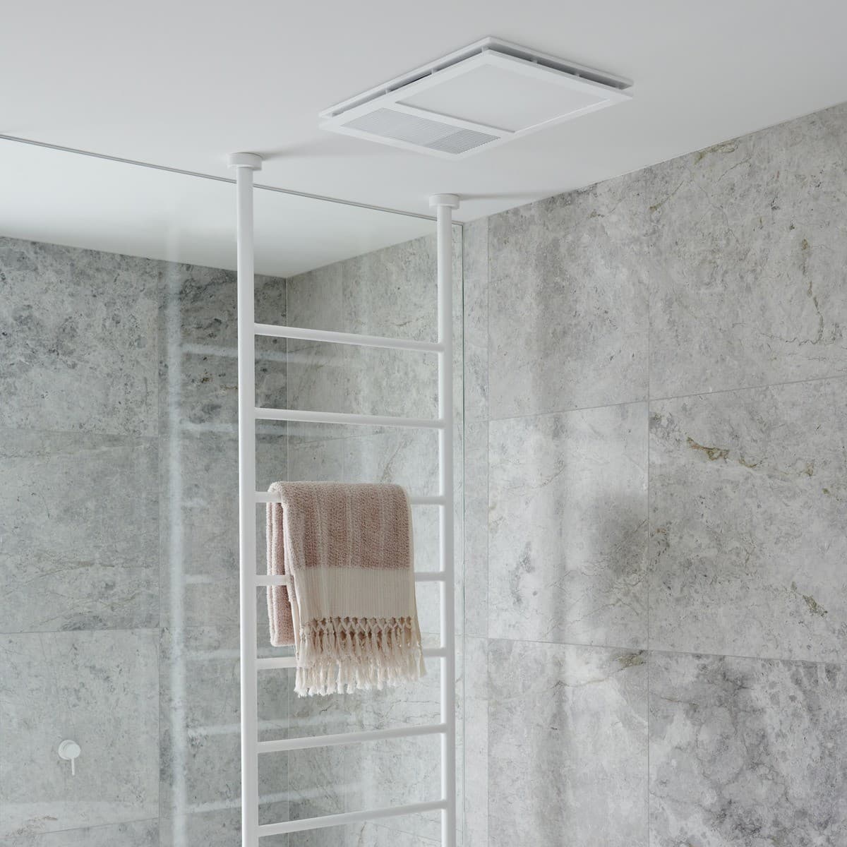 Mett 4-in-1 Bathroom Heater with Cool Air Fan, Exhaust Fan and LED Light in White-img-6