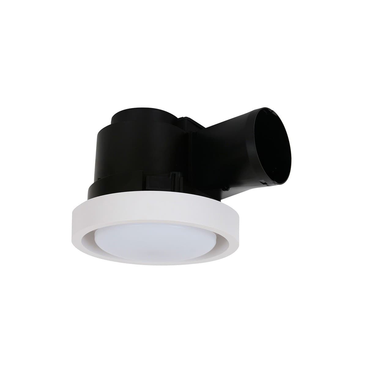 Uno Exhaust Fan and Light with 240mm Dia Cut Out in White-img-1