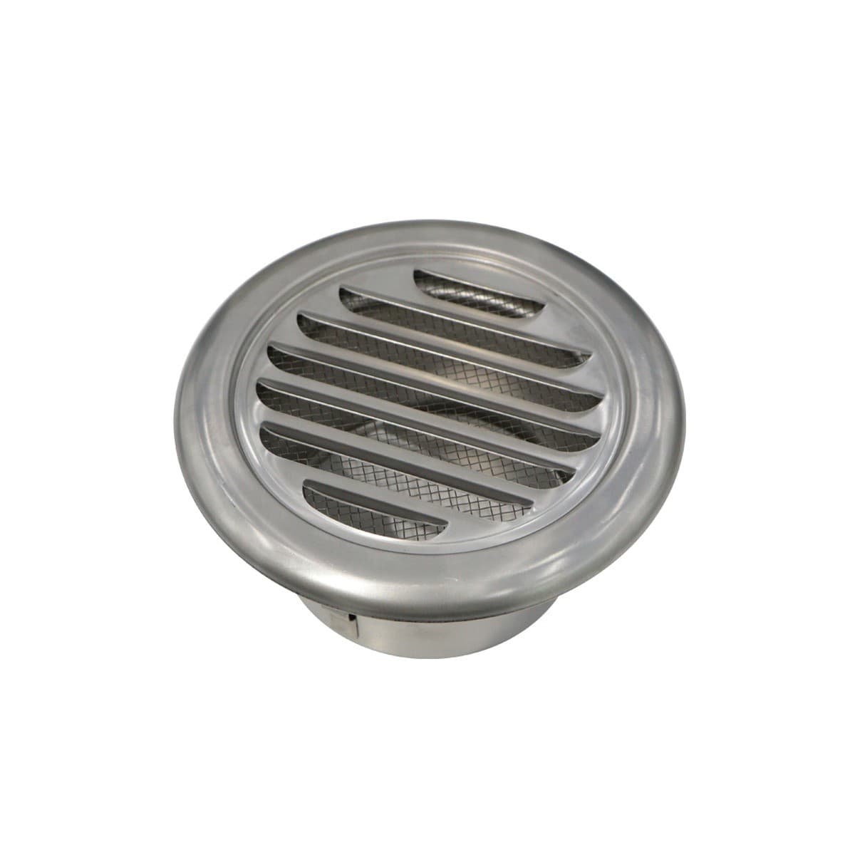Lucci Air 100mm Flat Vent Cover in Stainless Steel-img-1