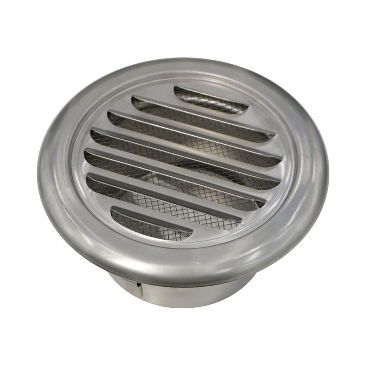 Lucci Air 150mm Flat Vent Cover in Stainless Steel-img-1