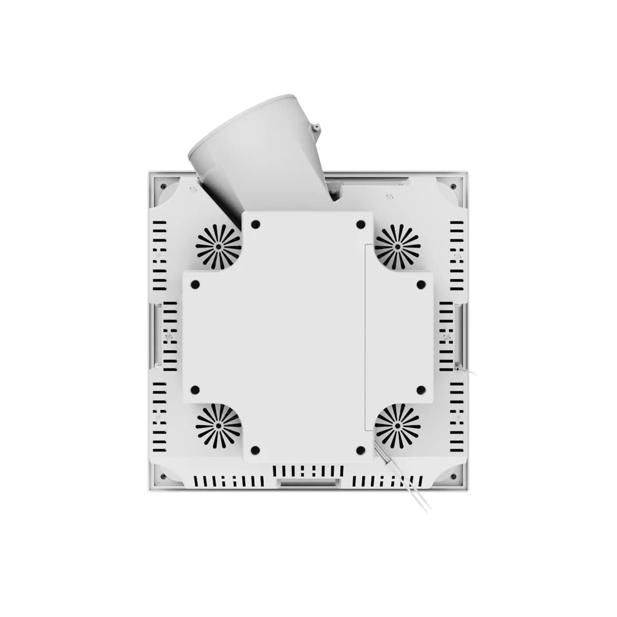 Cali 3-in-1 Bathroom Heater, Exhaust Fan and Light in White with 4 x 275W Heat Lamps-img-3