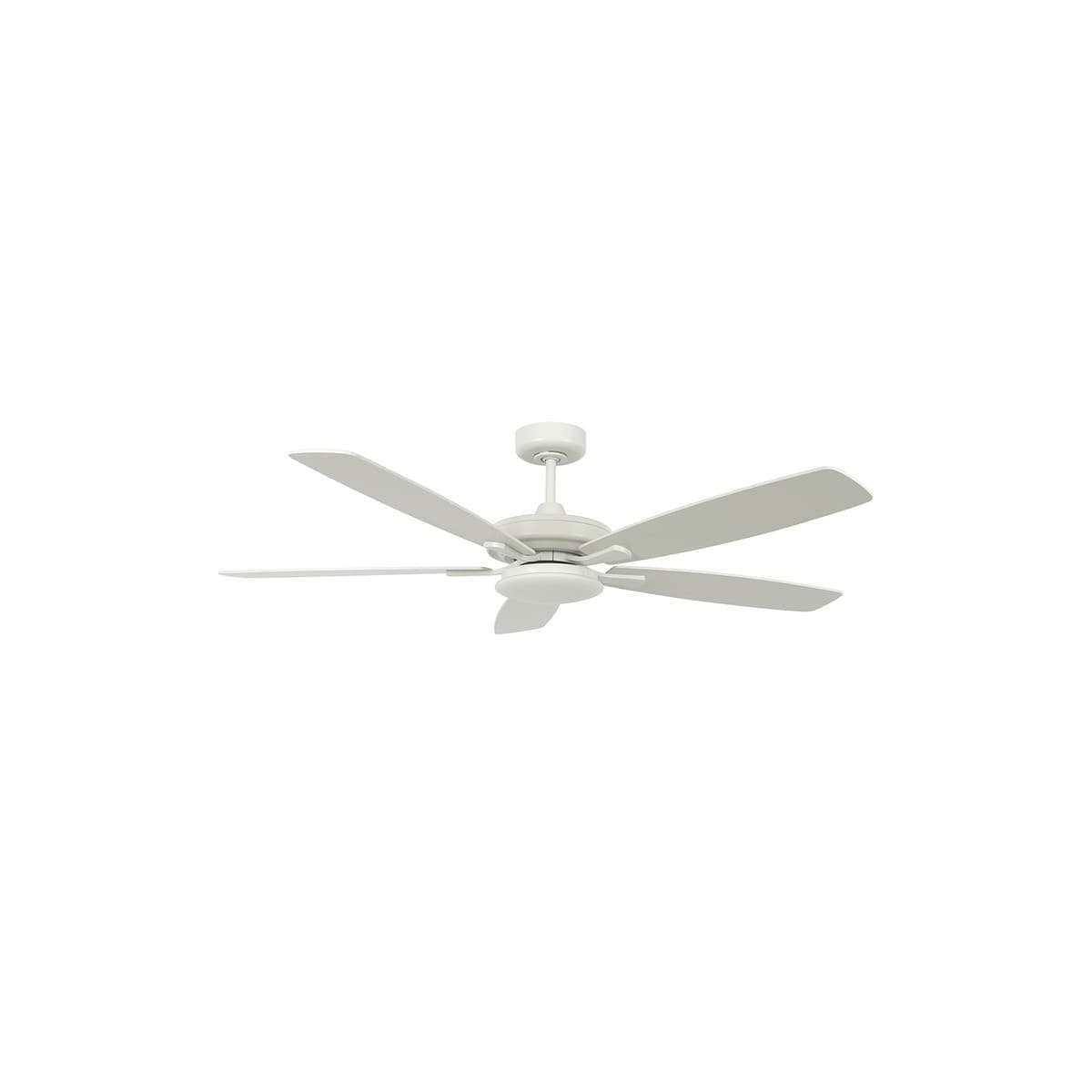Basilica 142cm DC Fan Only in White with White/Whitewash Blades-img-2