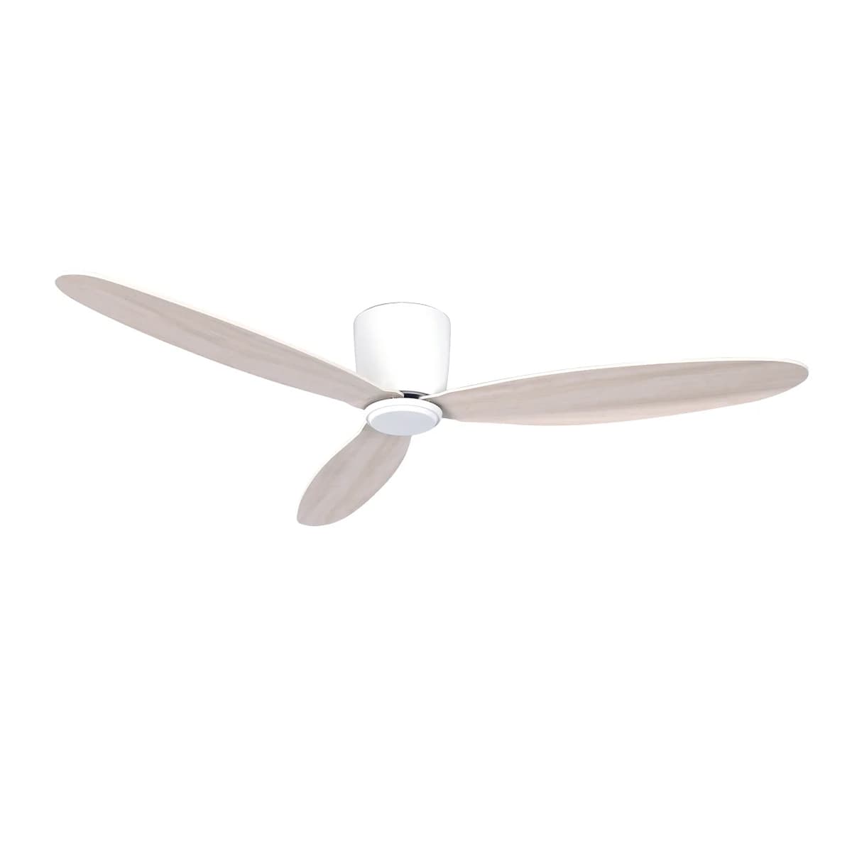 Radar 132cm DC Fan Only in White/Oak-img-1