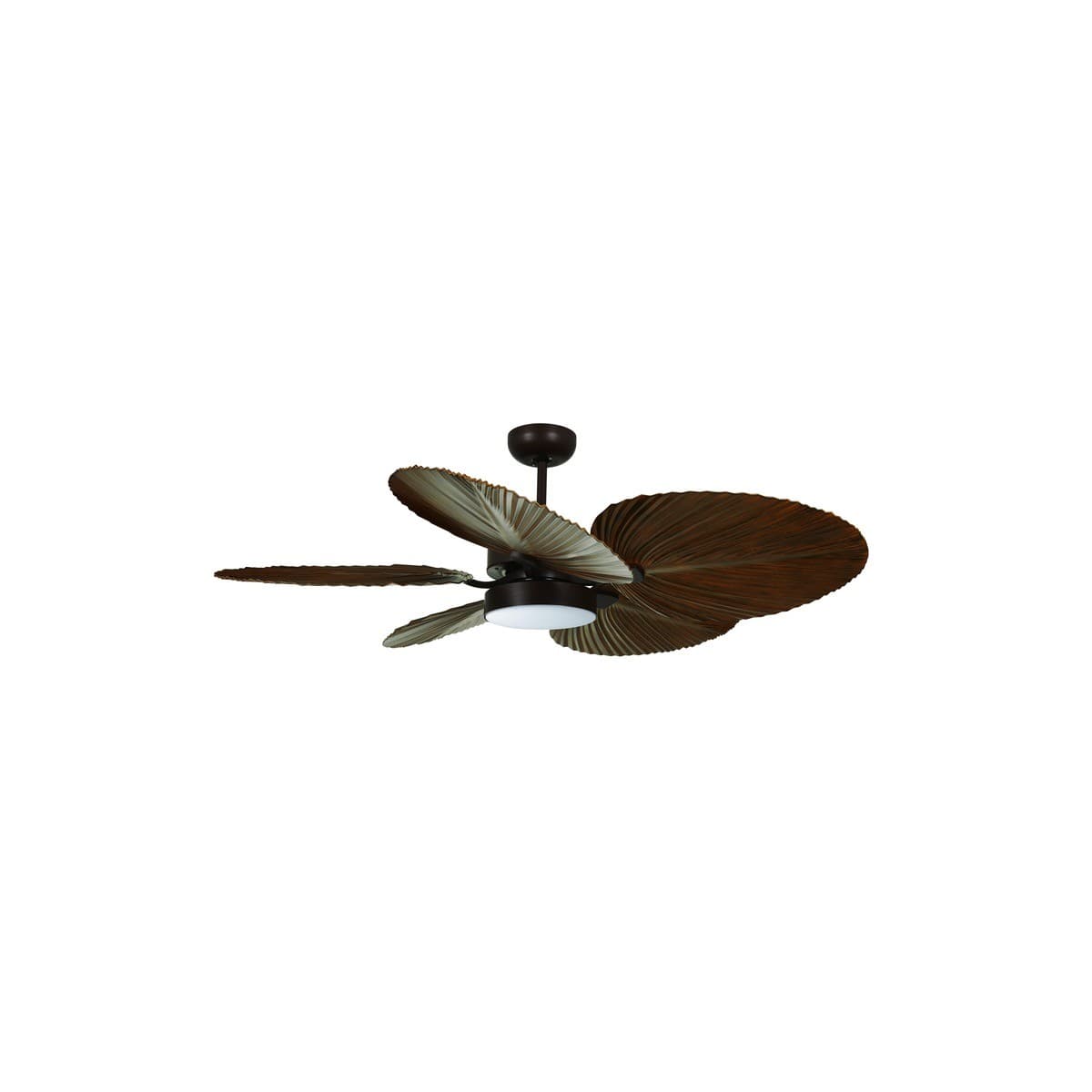 Bali 132cm DC Fan with Light in Oil Rubbed Bronze with Koa Blades-img-1