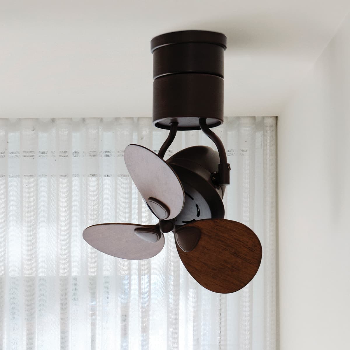 Havana II 38cm Hanging Fan in Oil Rubbed Bronze with Koa Blades-img-3