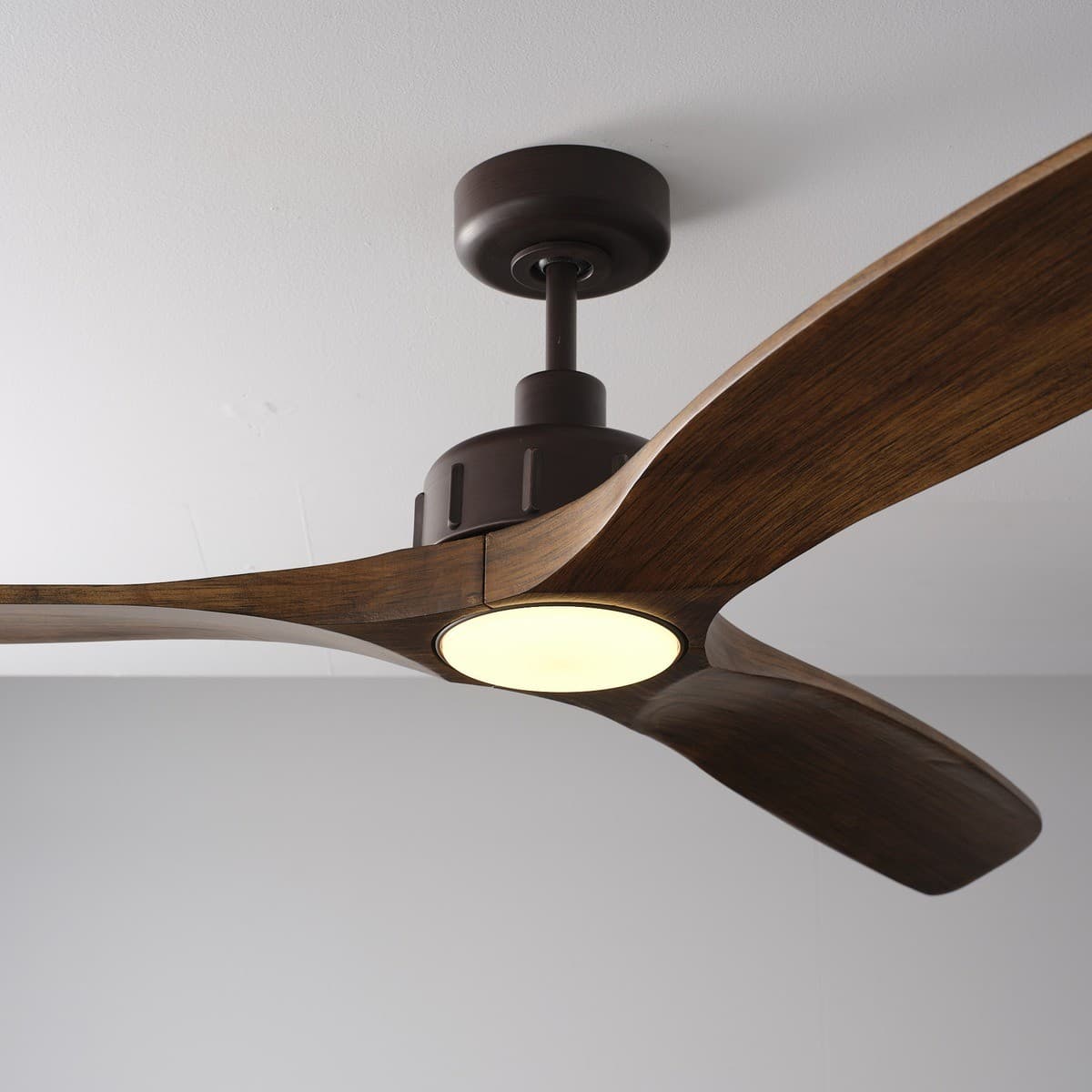 Caelid 152cm DC Fan with Light in Oil Rubbed Bronze with Koa Blades-img-5
