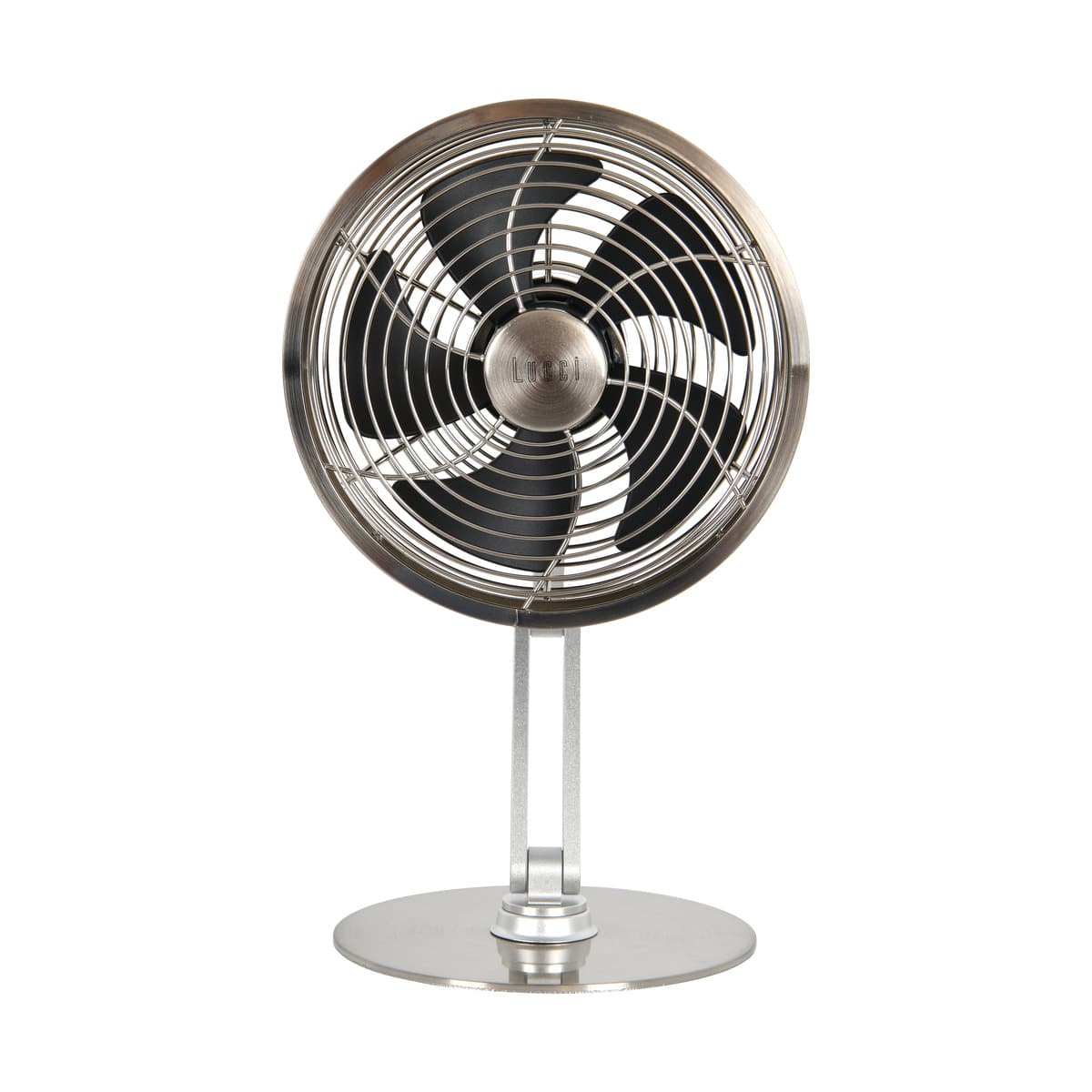Toro Desk Fan in Chrome-img-1