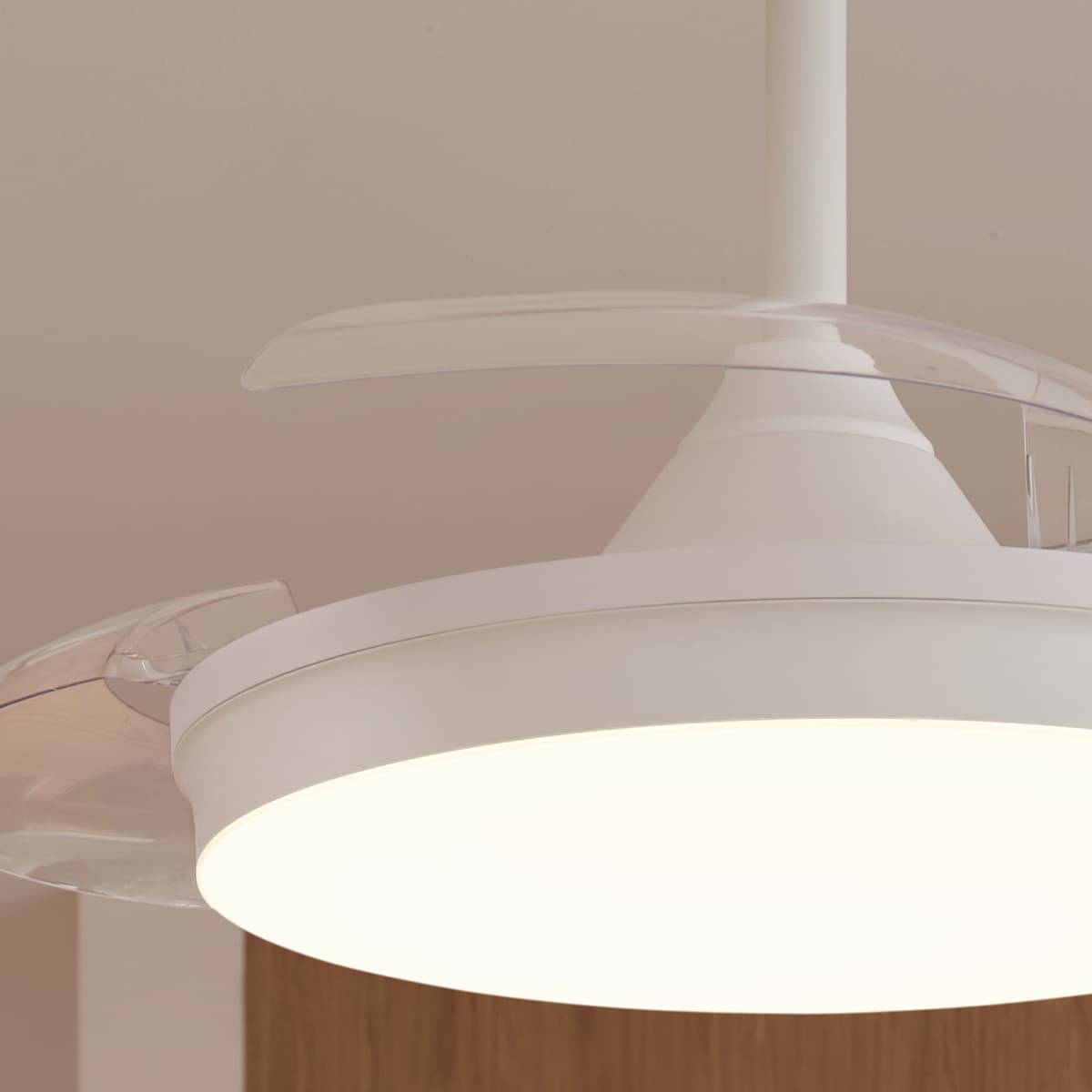 Fanaway Lilo 91cm DC Retractable Blade Ceiling Fan with Light in White-img-3