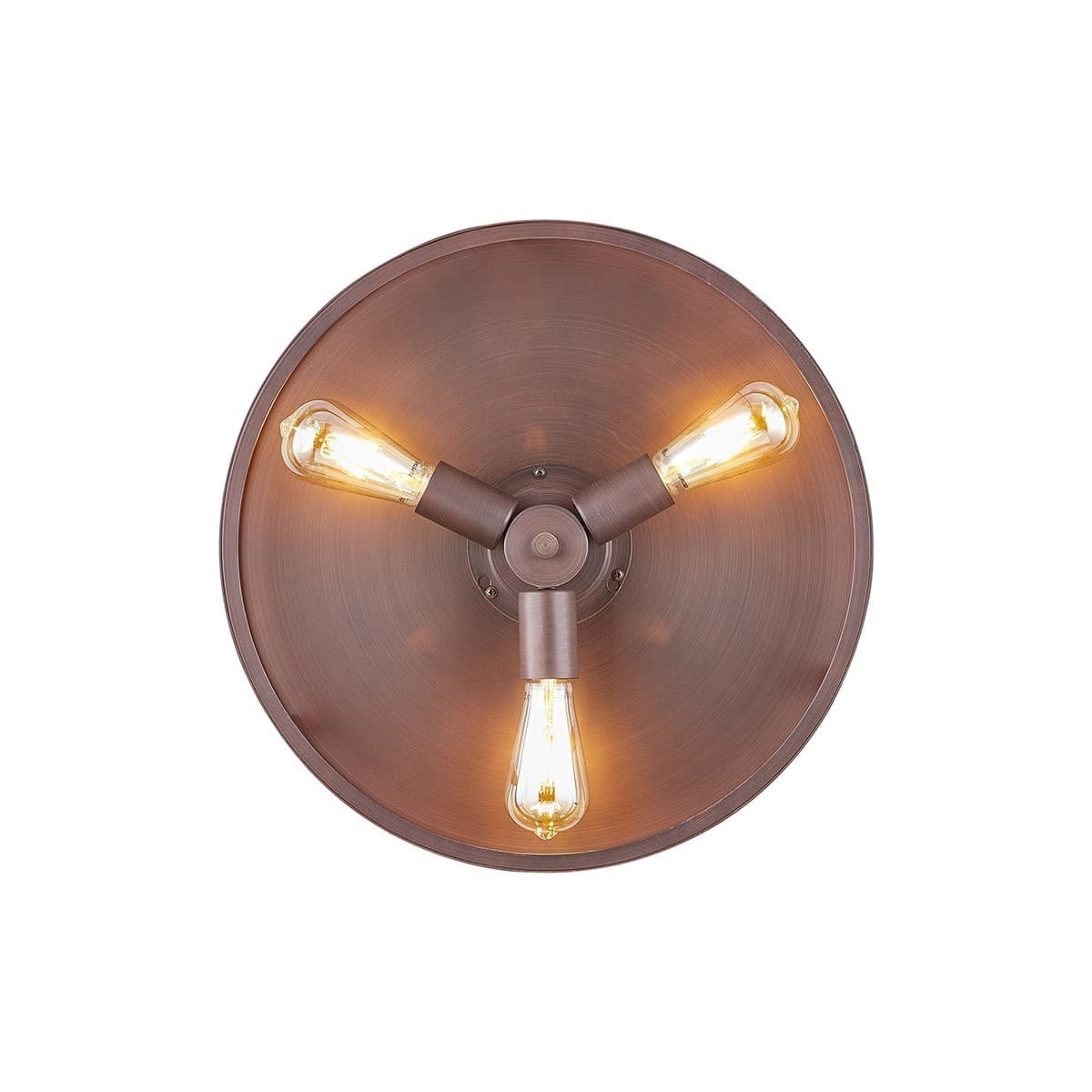 Fanaway Classic Fan in Oil Rubbed Bronze with Brown Coloured Retractable Blades and Light-img-5