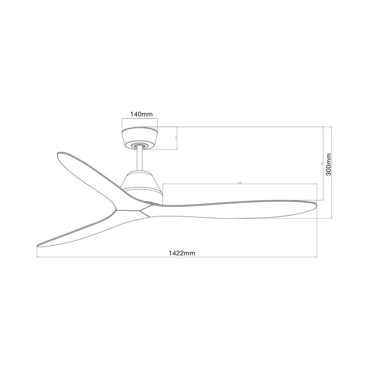 Whitehaven 142cm DC Fan in Black-img-5