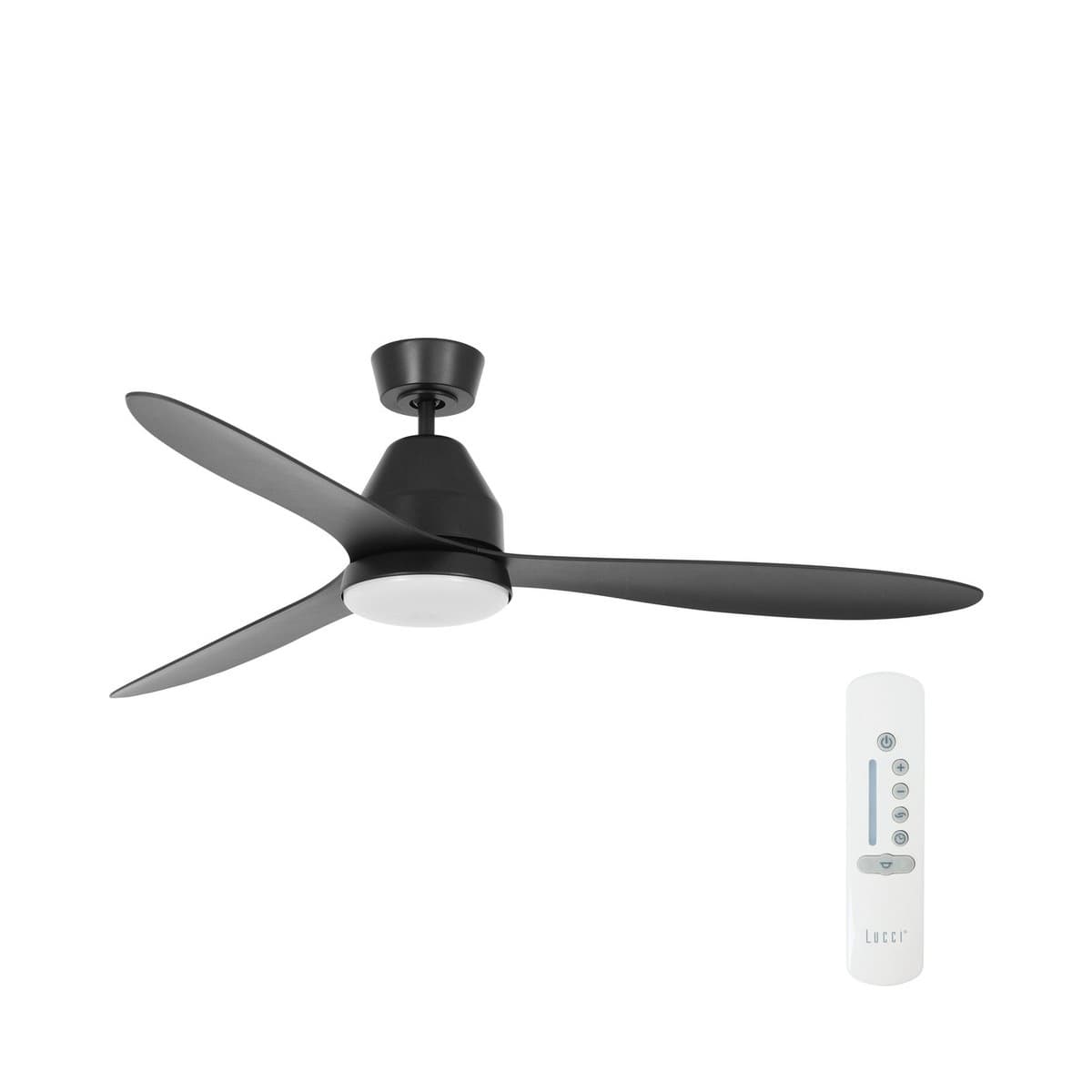 Whitehaven 142cm DC Fan with Light in Black-img-2