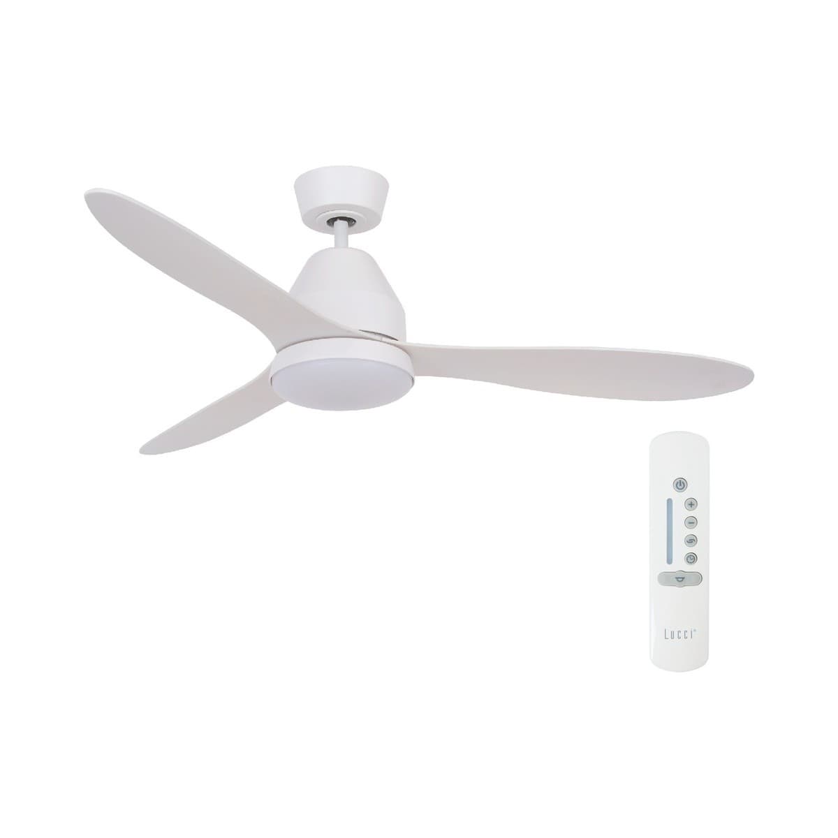 Whitehaven 122cm DC Fan with Light in White-img-2