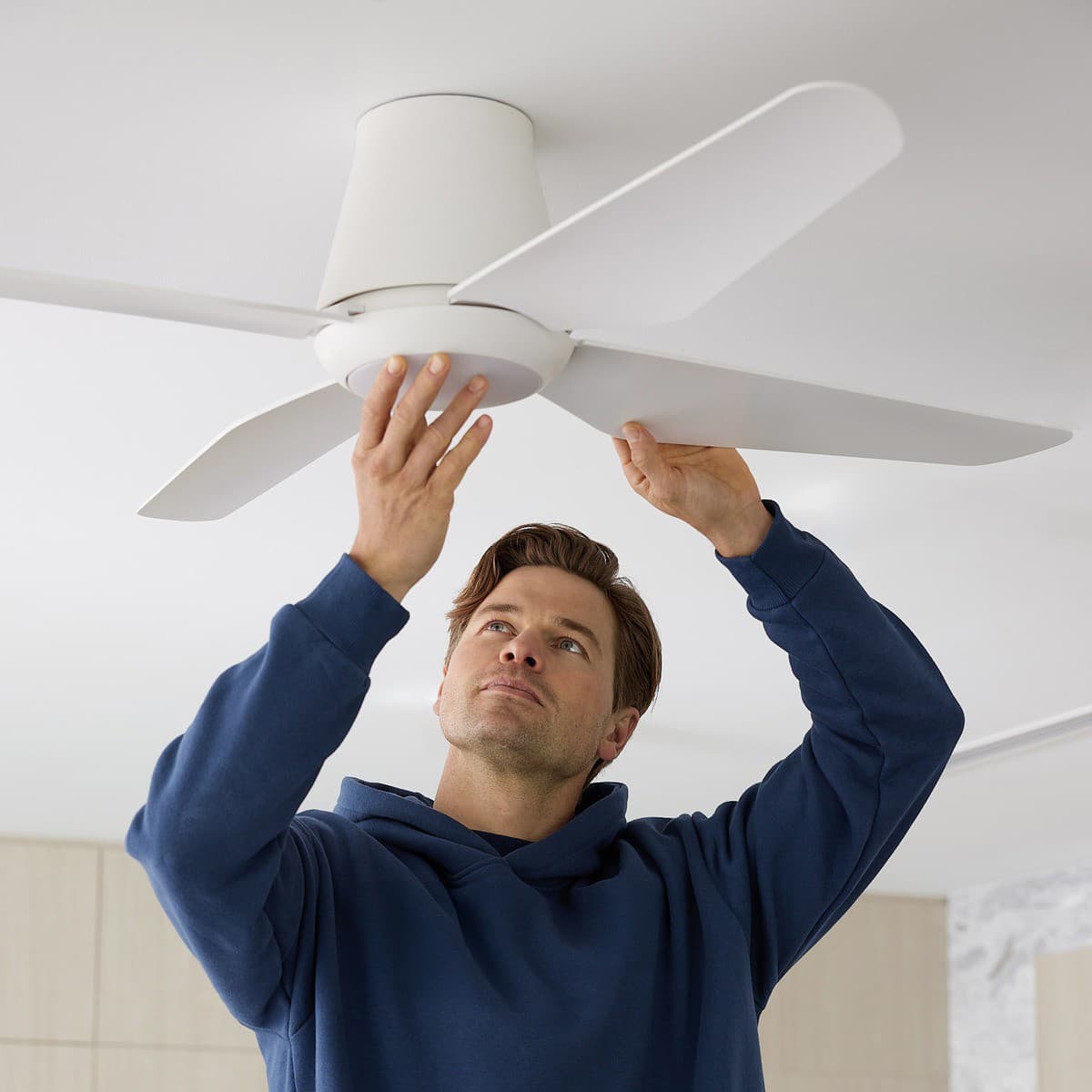 Aria 122cm CTC DC Fan with Light in White-img-6