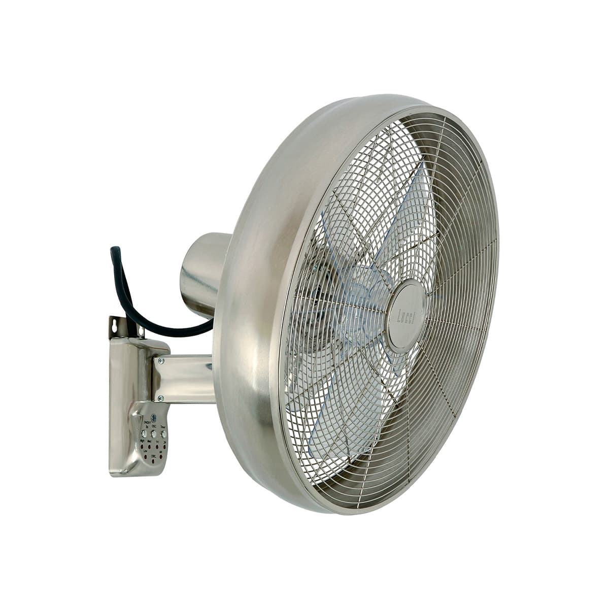 Breeze 41cm Wall Fan with Remote Brushed Chrome-img-1