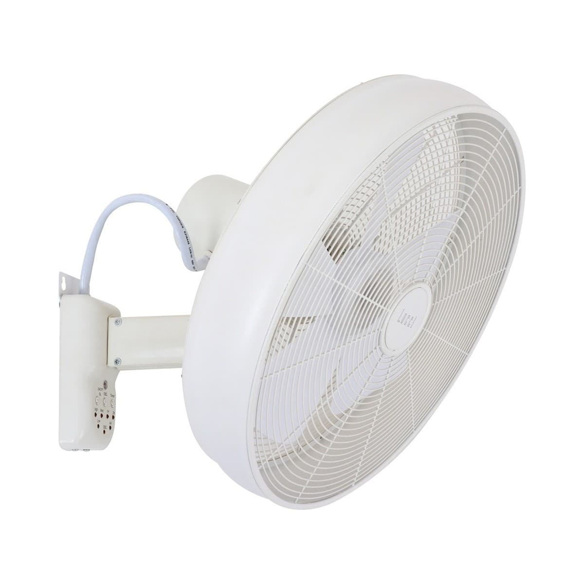 Breeze 41cm Wall Fan With Remote In White-img-1