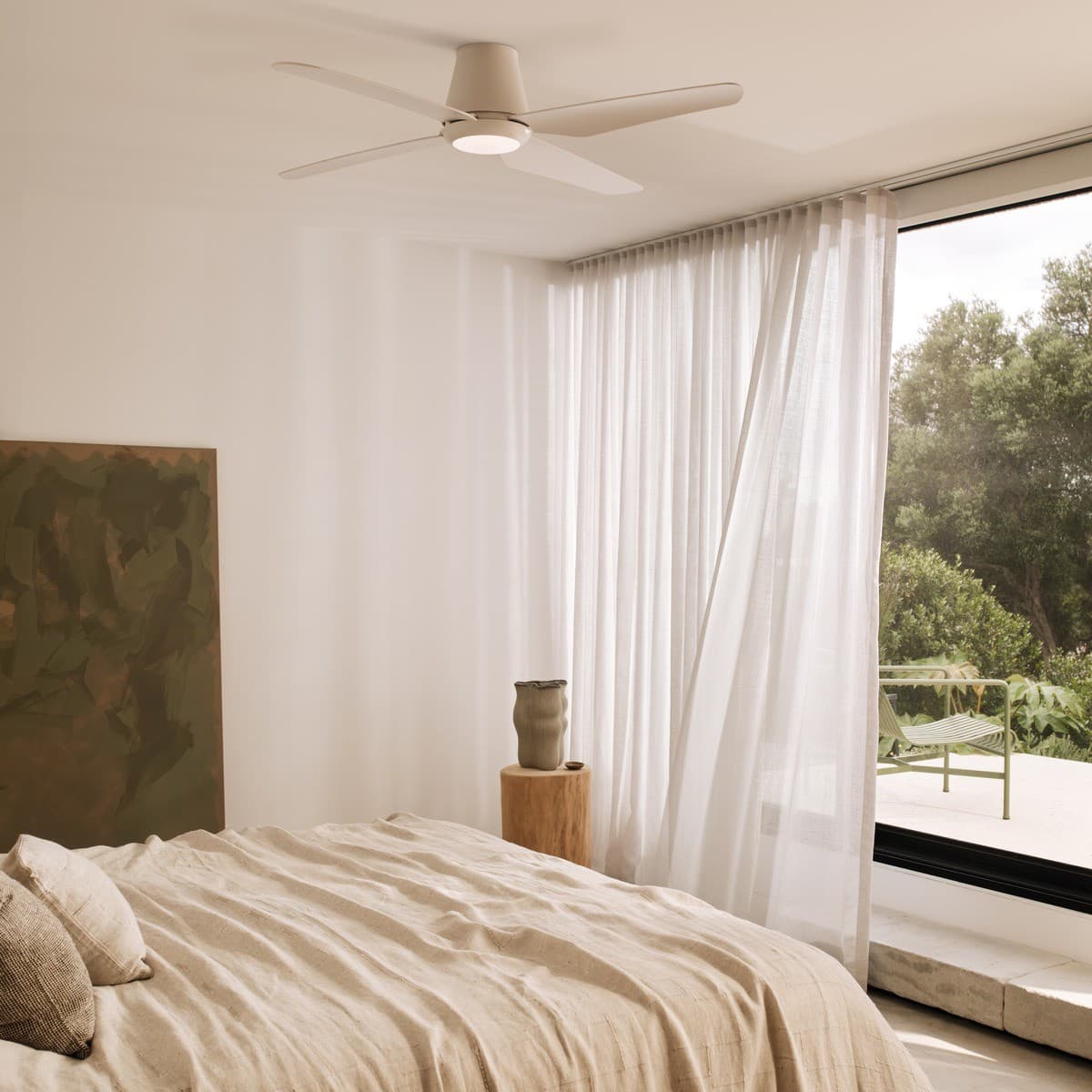 Aria 132cm CTC DC Fan with Light in White-img-2
