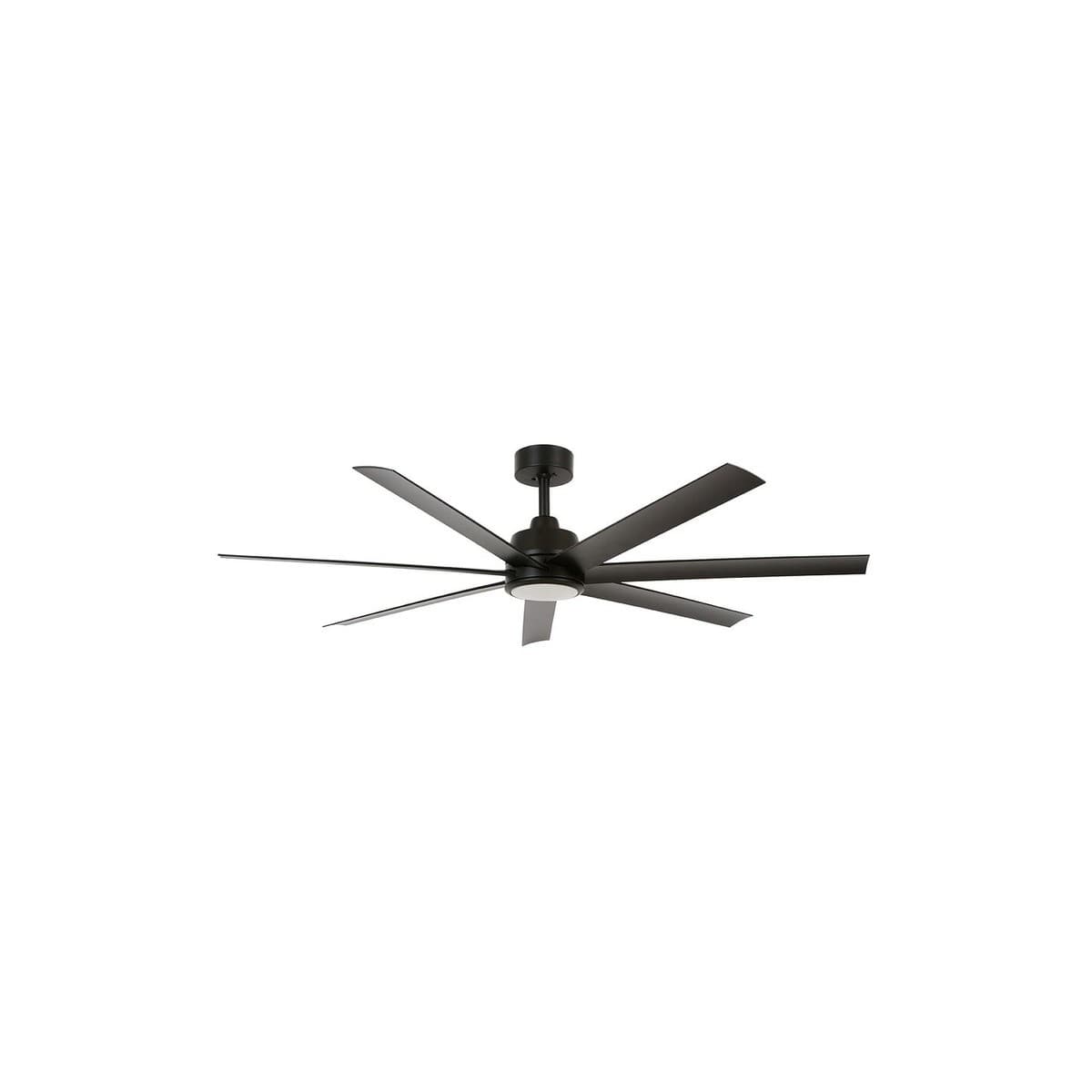 Atlanta 142cm DC Fan with Light in Black-img-1
