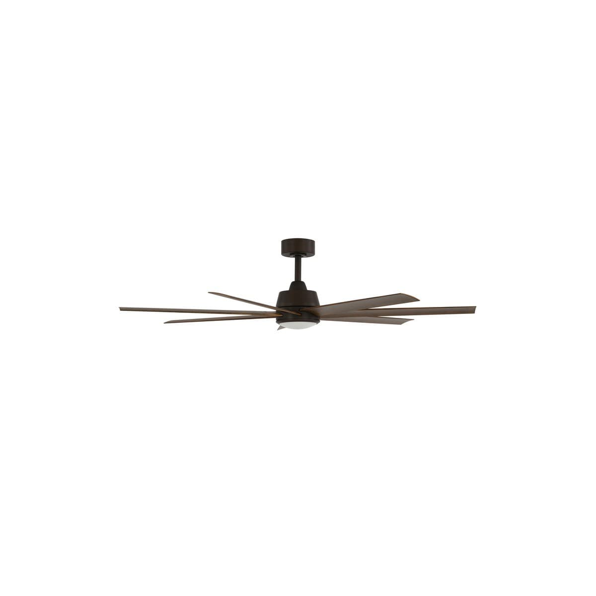 Atlanta 142cm DC Fan with Light in Oil Rubbed Bronze with Koa Blades-img-1