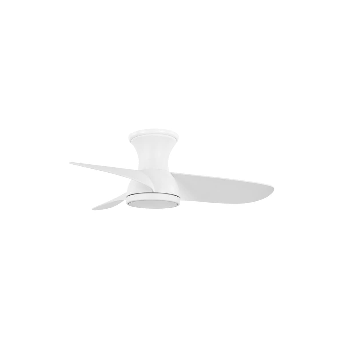 Syros 76cm DC Ceiling Fan with Light in White-img-1