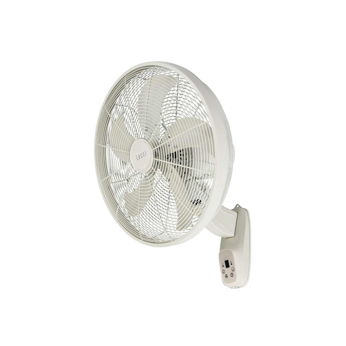 Glide 41cm DC Wall Fan with Remote in White-img-1