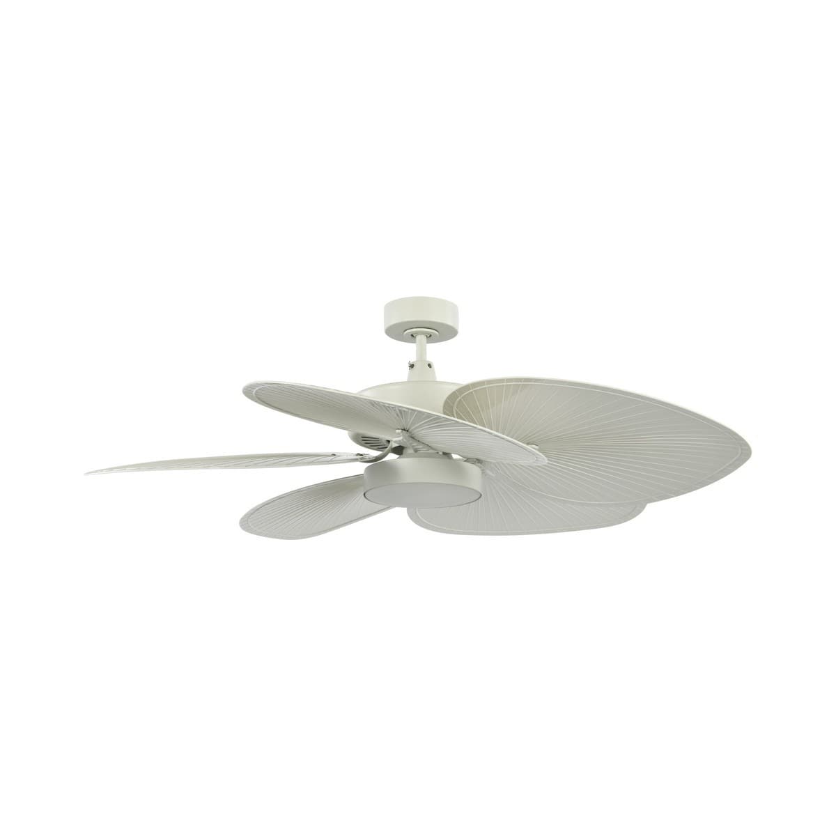Tahitian II 132cm Fan with Light in White-img-2