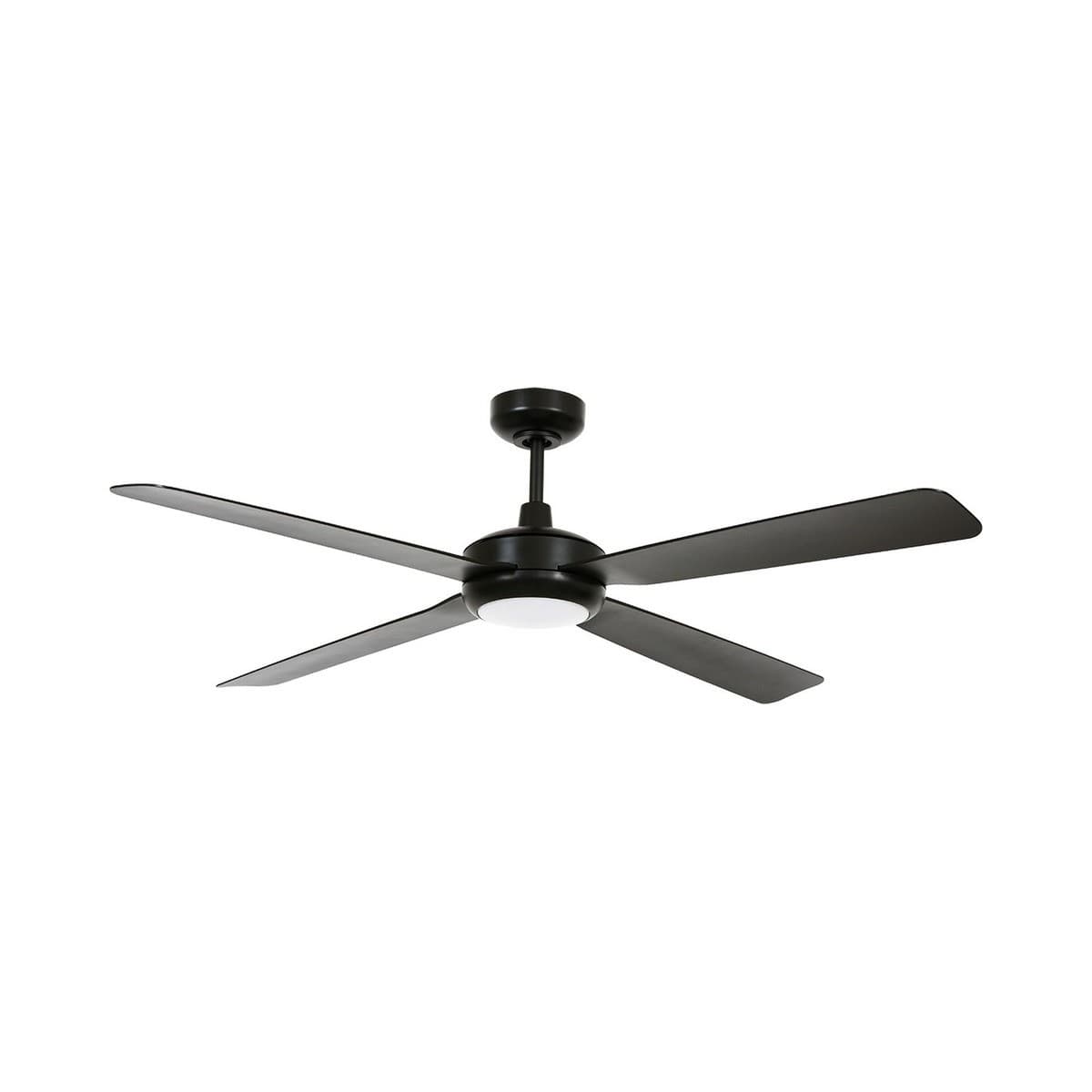 Slipstream 132cm DC Fan with Light in Black-img-1