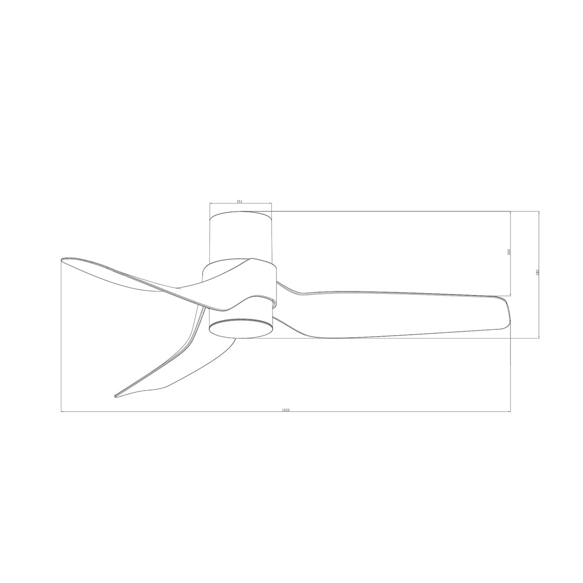 Nautica 132cm DC Fan with Light in White-img-2
