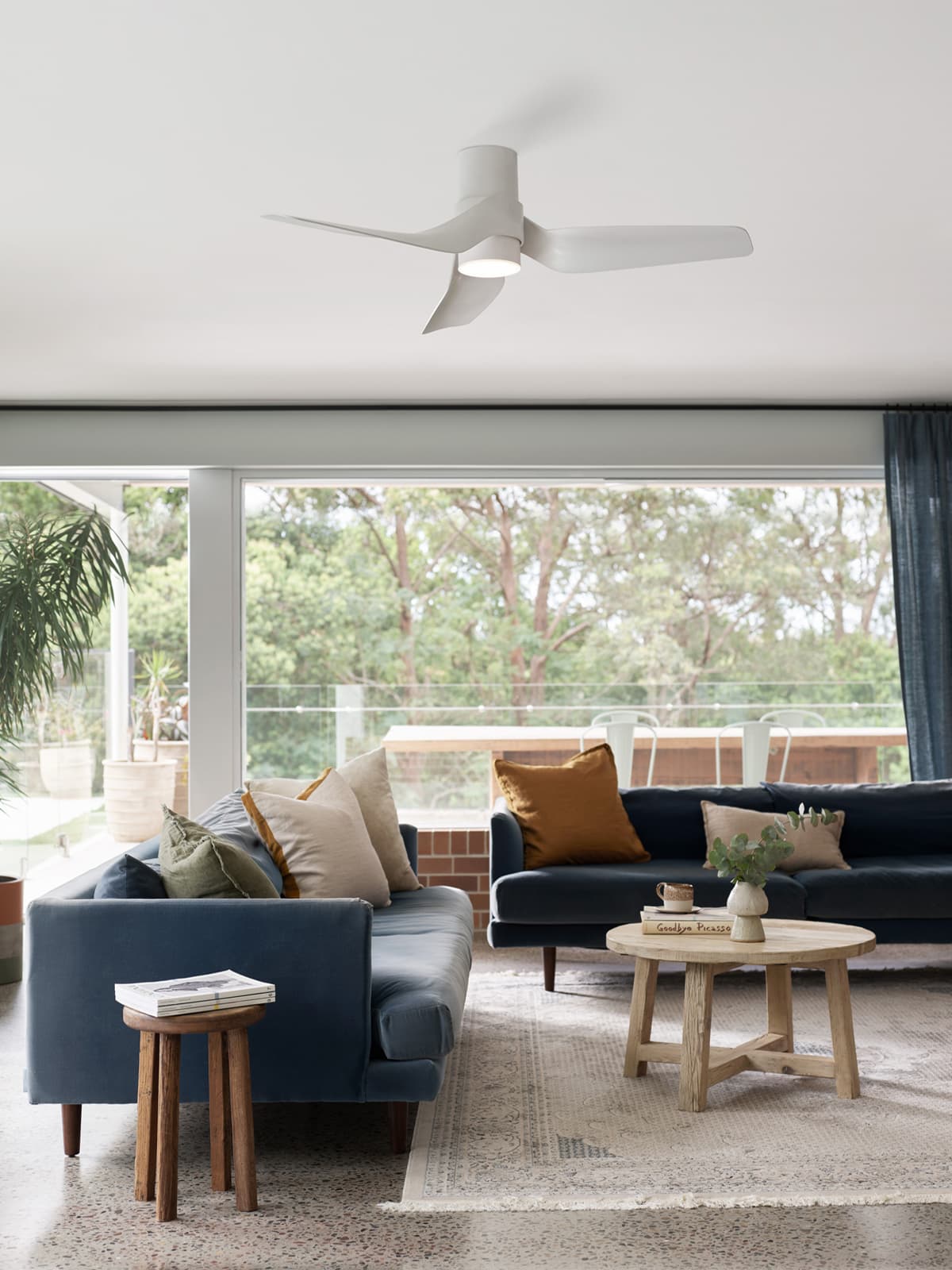 Nautica 132cm DC Fan with Light in White-img-3