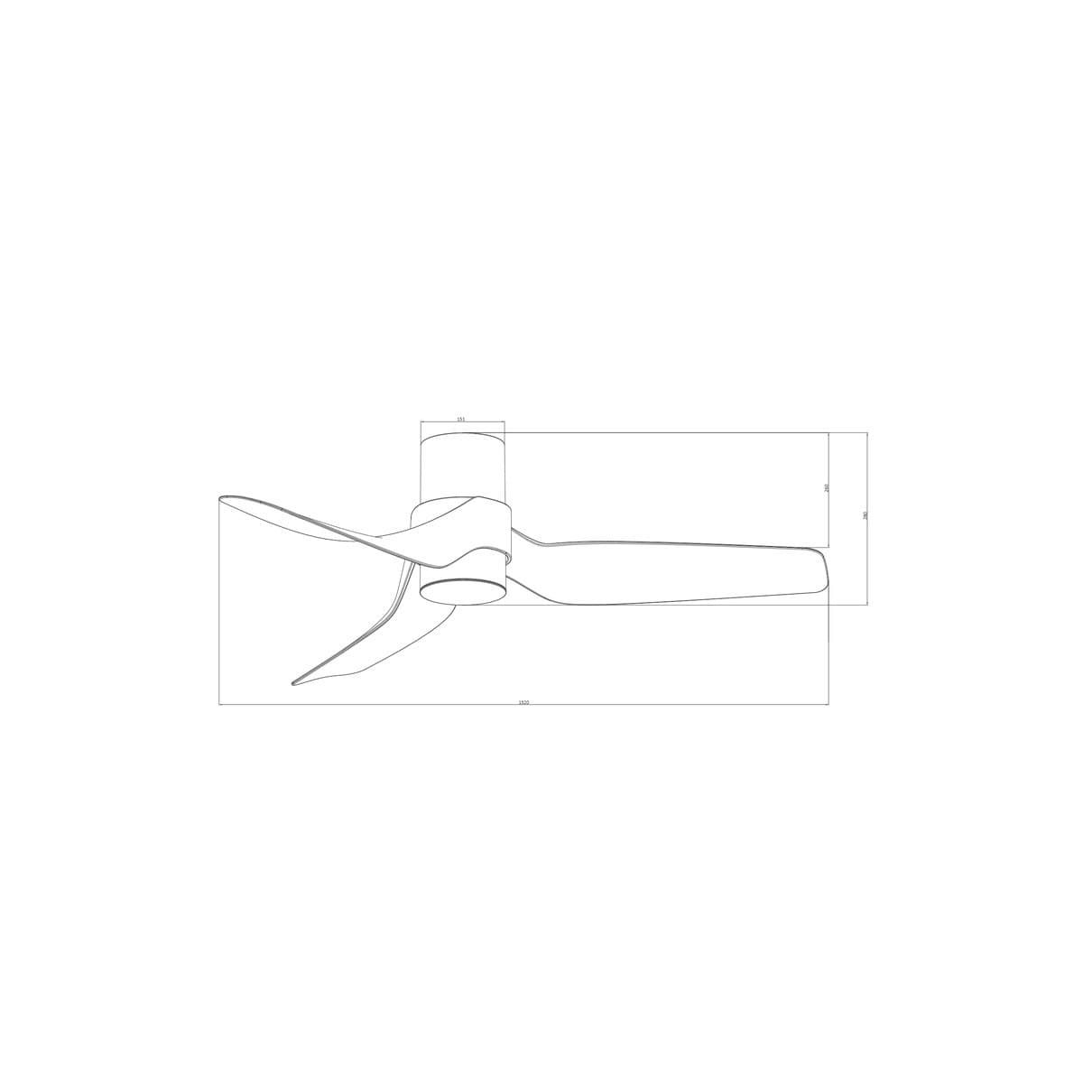 Nautica 132cm DC Fan with Light in Brushed Chrome/Teak-img-2