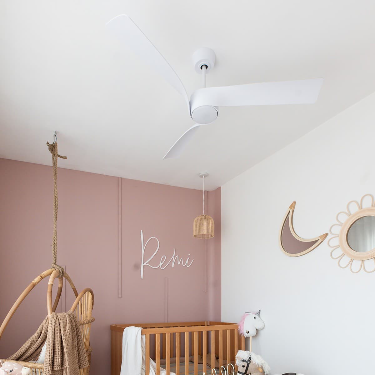 Line 132cm DC Fan with Light in White-img-8