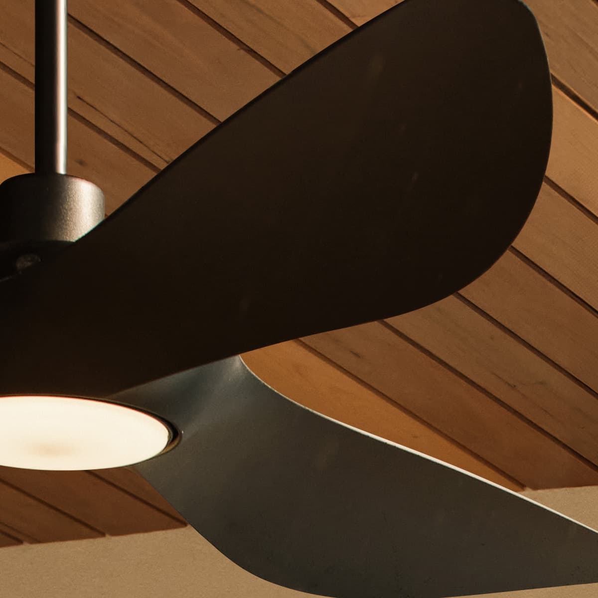 Kyber 137cm DC Fan with Light in Black-img-2