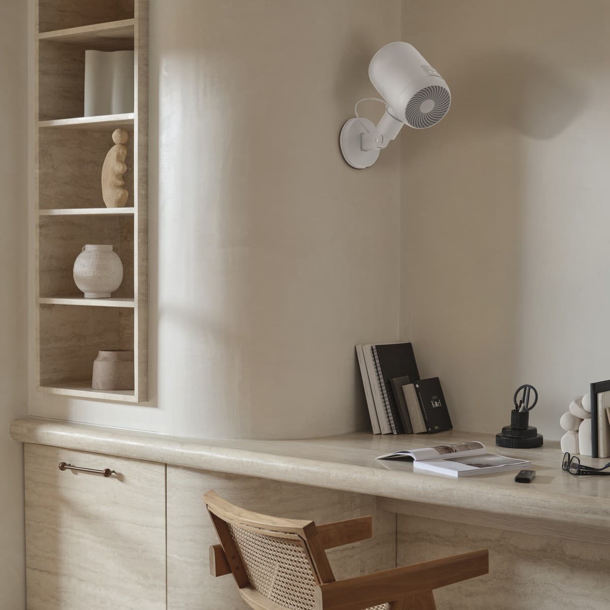 Jet 18cm DC Wall Fan in White-img-2