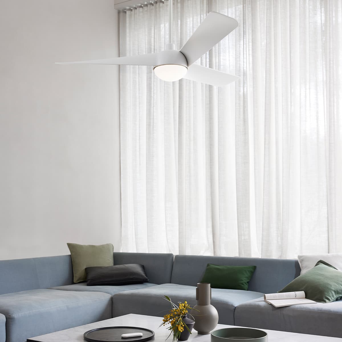 Osprey 132cm DC Fan with Light in White-img-6