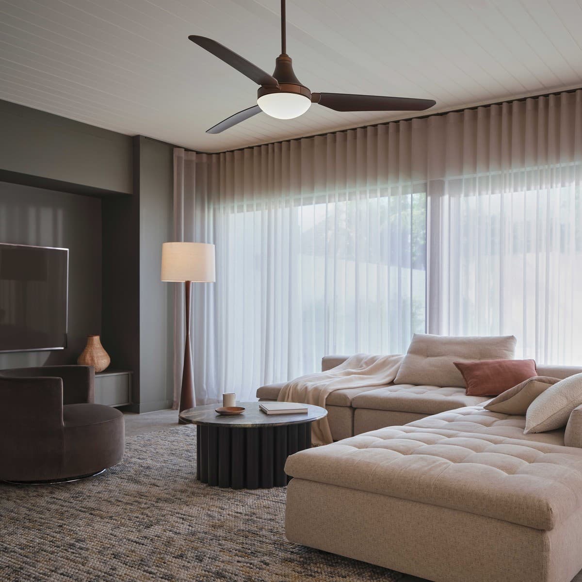 Leyndell 142cm DC Fan with Light in Bronze-img-6