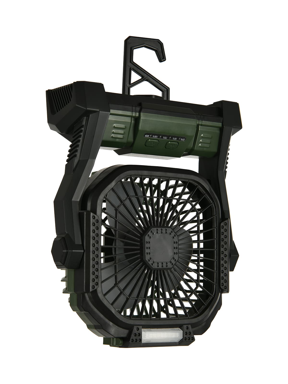 AeroGo Portable Camping Fan in Khaki and Black