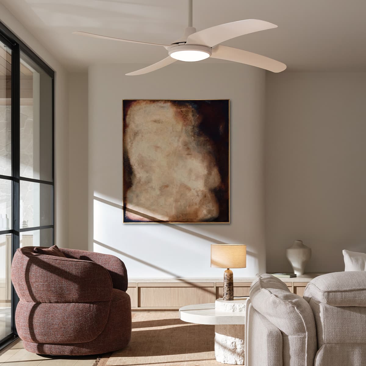Zenith 122cm DC Fan in White-img-2