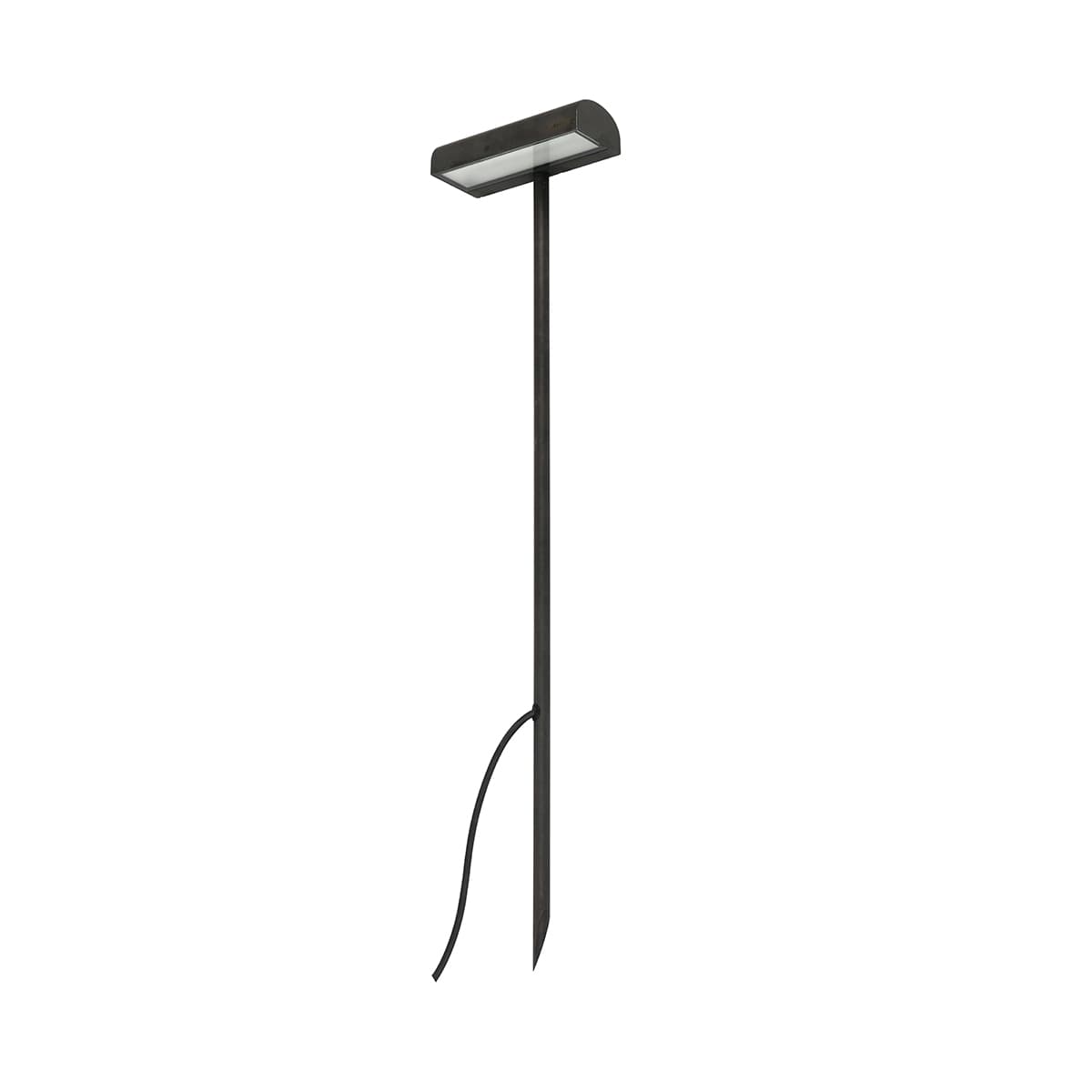 Made By Mayfair Seaside 12V Exterior Bay Path Bollard in Aged Solid Bronze-img-1