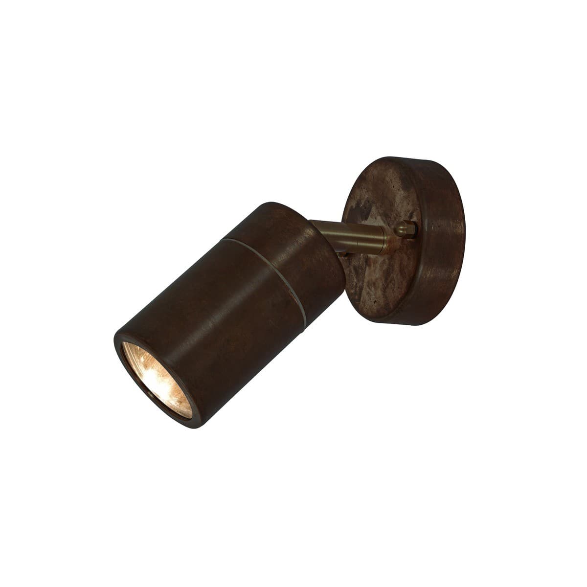 Harbour 1 Light Adjustable Wall Spot in Copper