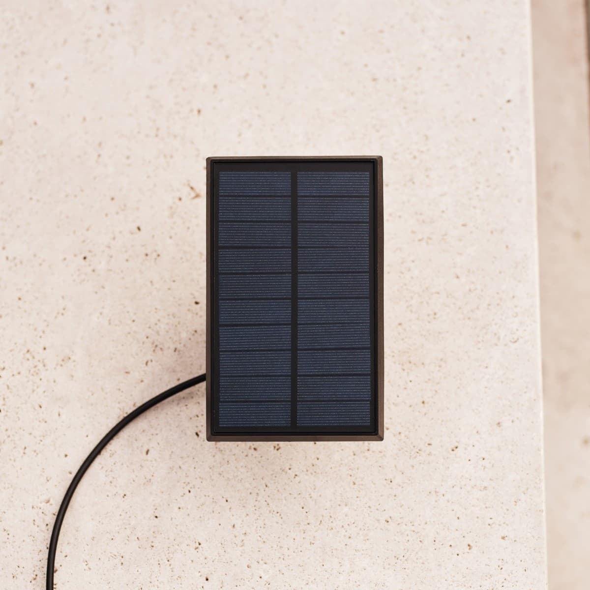 Festoon Solar 12 Light LED Exterior String Light Kit in Black with Warm White-img-3