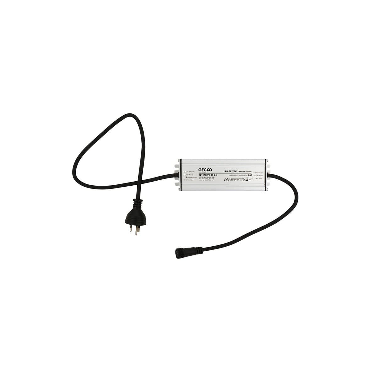 Lucci Connect Gecko 24V 40VA IP67 Transformer-img-1