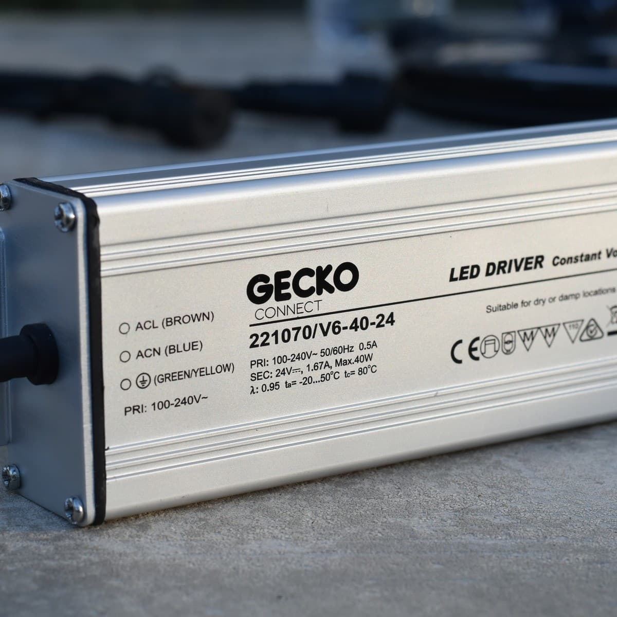 Lucci Connect Gecko 24V 40VA IP67 Transformer-img-7